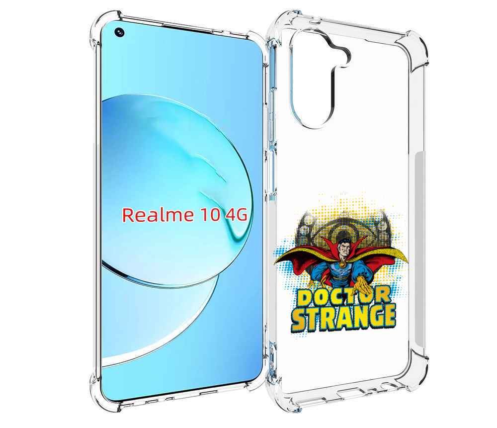 

Чехол MyPads доктор стренж рисунок для Realme 10, Прозрачный, Tocco