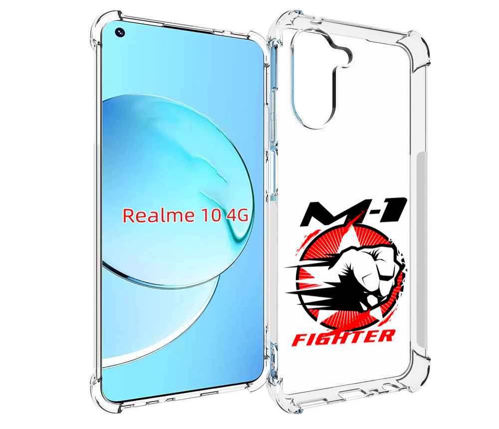 

Чехол MyPads единоборства М-1 для Realme 10, Прозрачный, Tocco