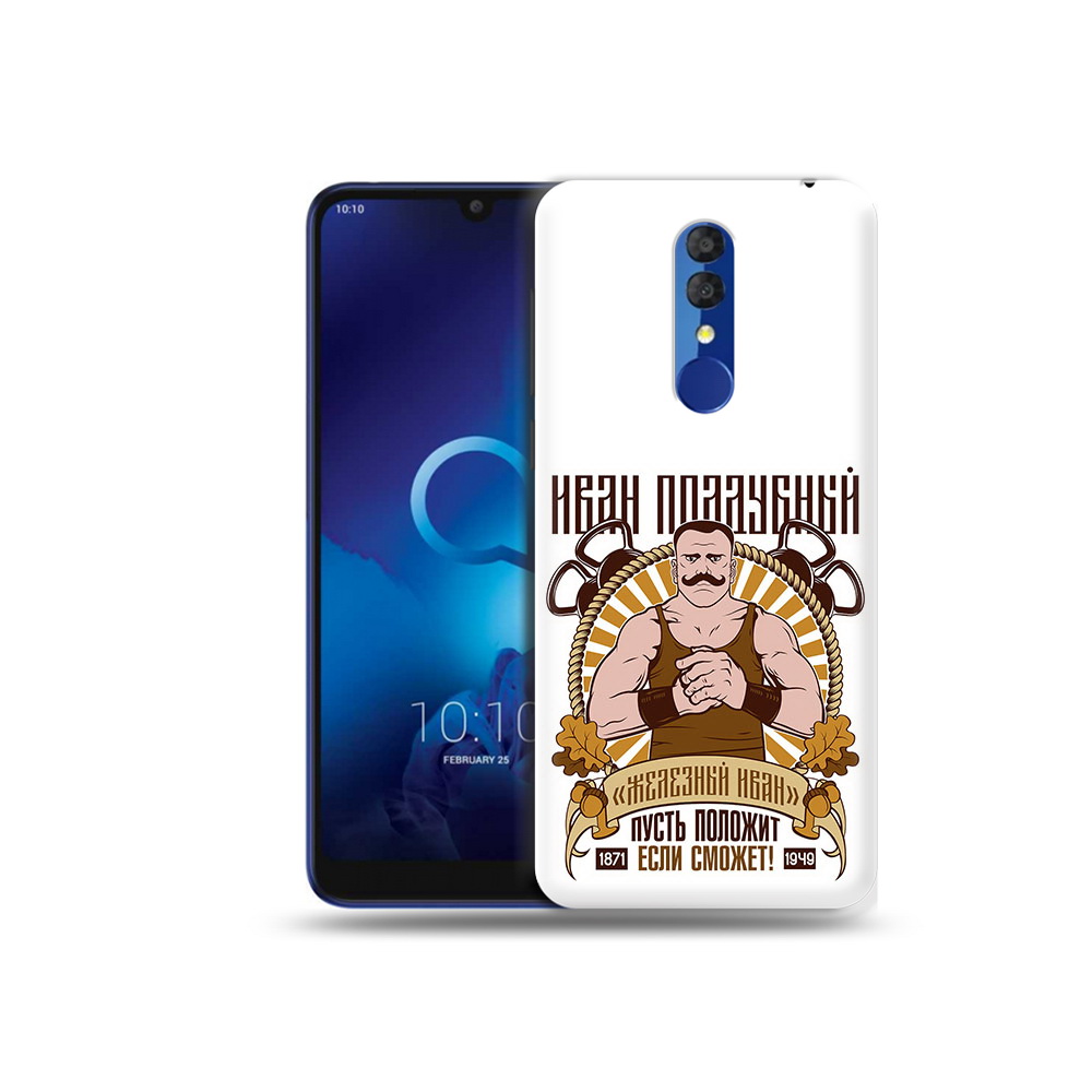 

Чехол MyPads Tocco для Alcatel 3L 5039D (2019) Железный Иван (PT227139.667.80), Прозрачный, Tocco