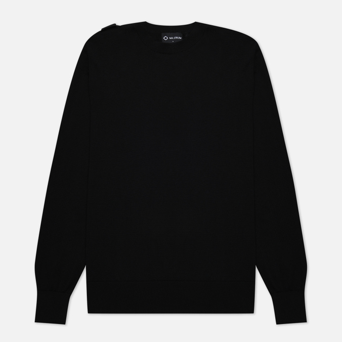 

Мужской свитер MA.Strum Crew Neck чёрный, Размер L, Черный, Crew Neck