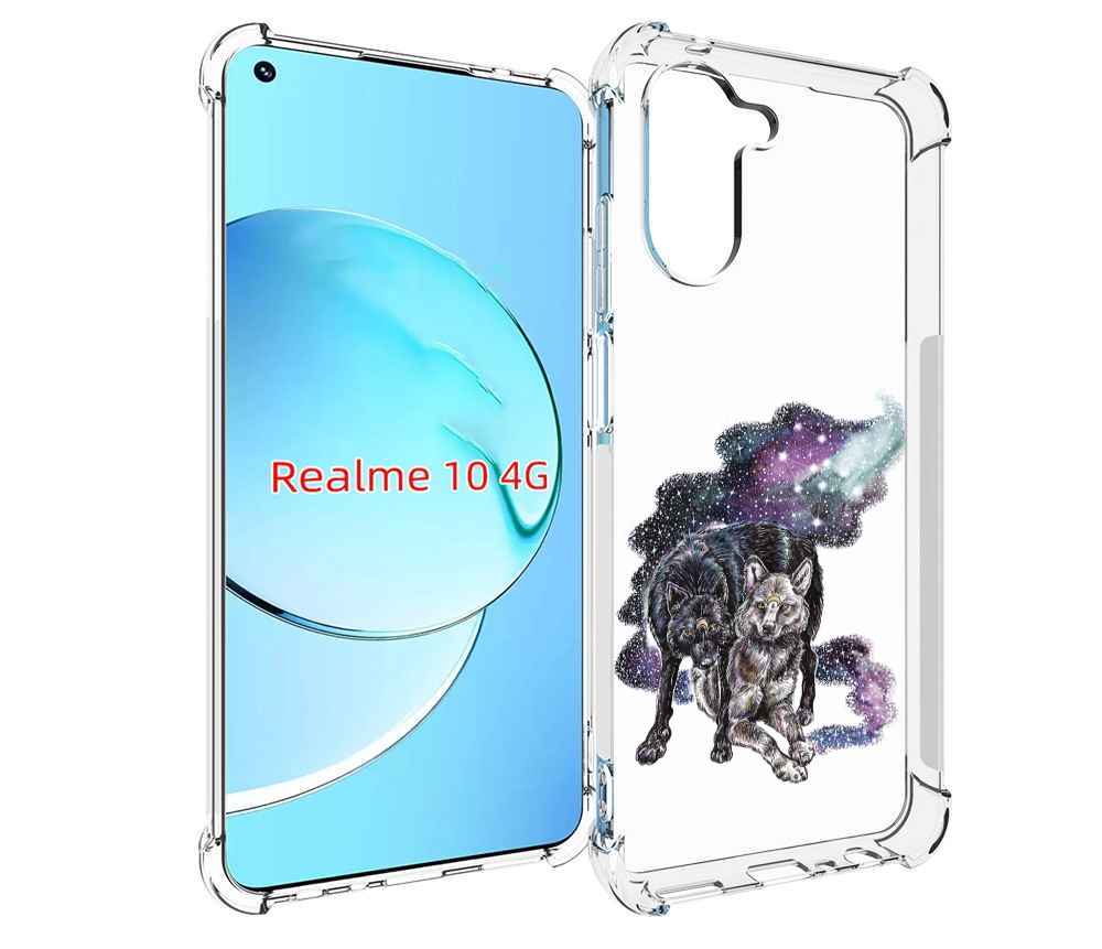 

Чехол MyPads звездные волки для Realme 10, Прозрачный, Tocco
