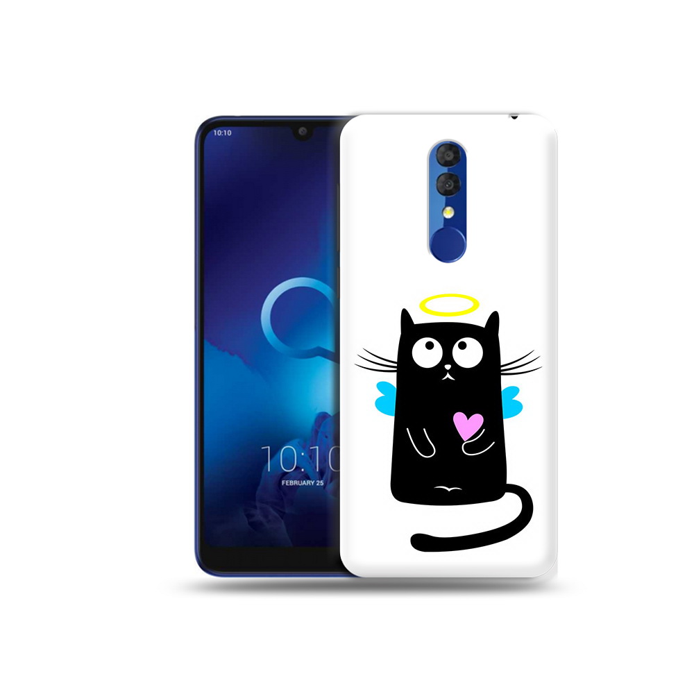 

Чехол MyPads Tocco для Alcatel 3L 5039D (2019) Кот ангелок (PT227139.667.96), Прозрачный, Tocco