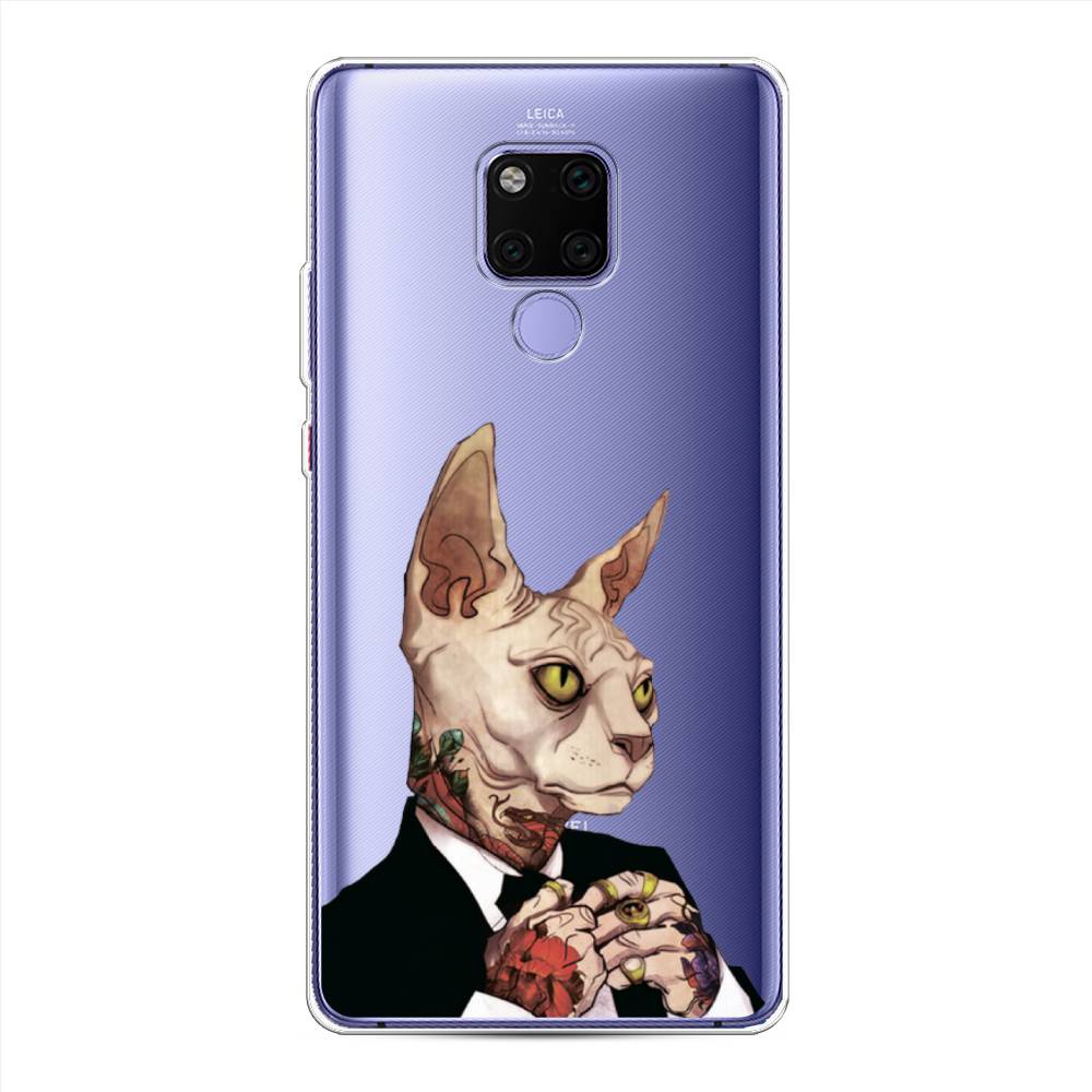 

Чехол Awog на Huawei Mate 20X "Татуированный сфинкс", Бежевый;черный;красный, 66950-7