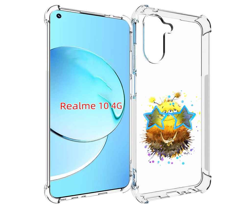 

Чехол MyPads Буня для Realme 10, Прозрачный, Tocco