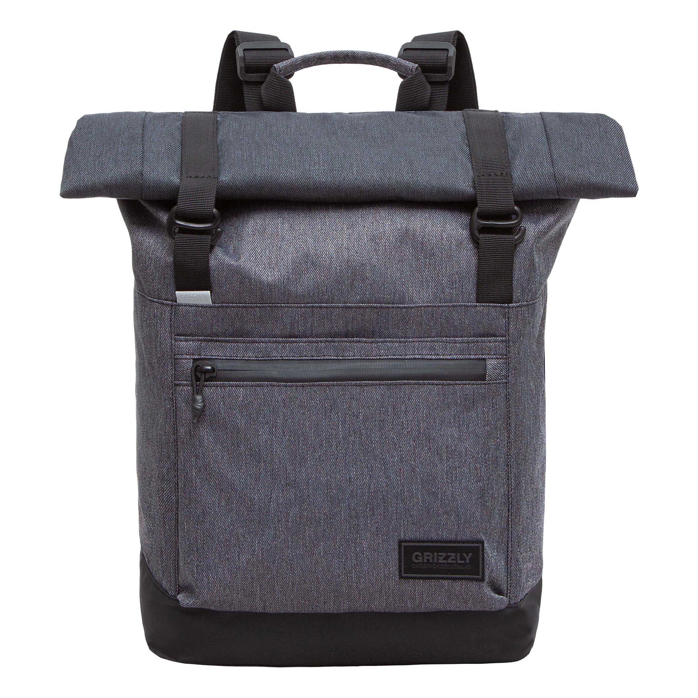 

Рюкзак мужской GRIZZLY RQL-315-1, черный - серый, RQL-315-1