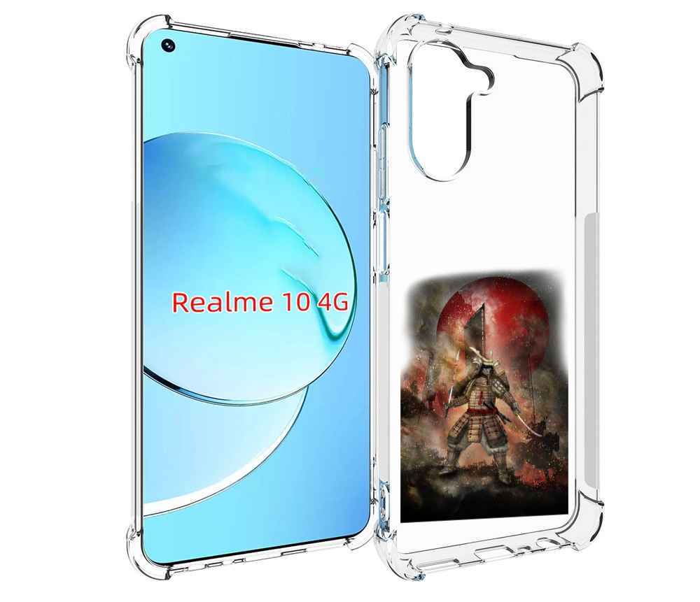 

Чехол MyPads китайскийвоин для Realme 10, Прозрачный, Tocco