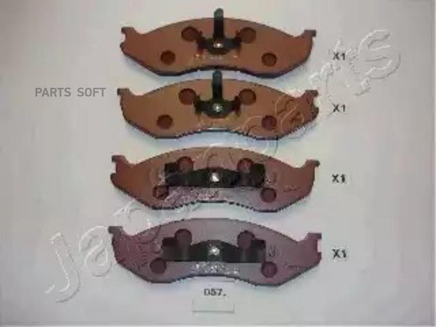 

Тормозные колодки Japanparts дисковые PA-057AF
