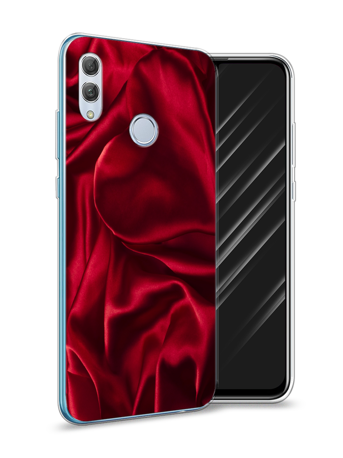 

Чехол Awog на Honor 10 Lite "Текстура красный шелк", 67550-3