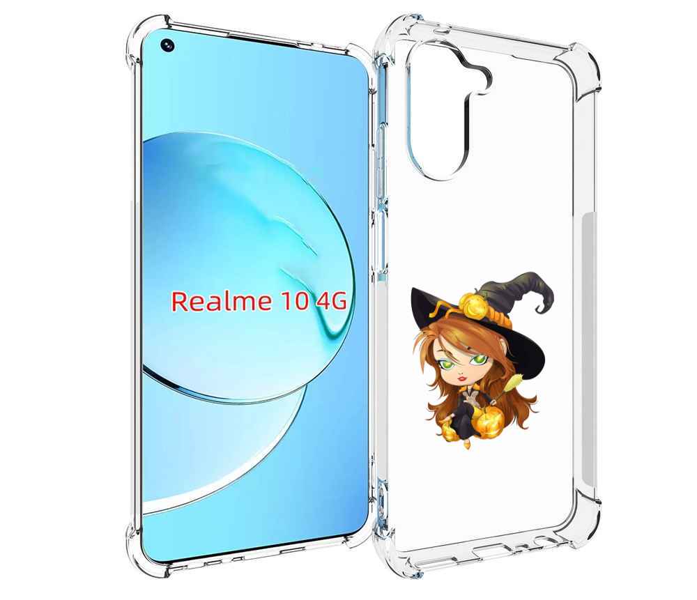 

Чехол MyPads Ведьмочка для Realme 10, Прозрачный, Tocco