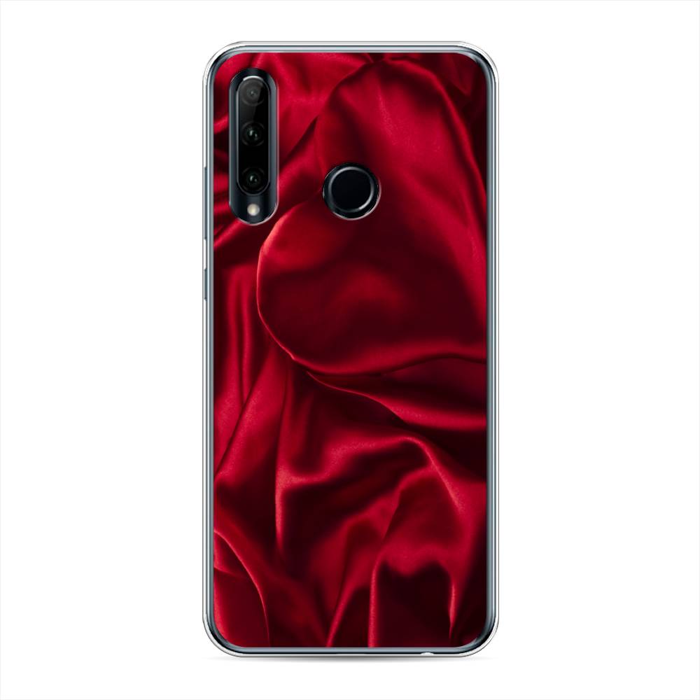 фото Чехол awog "текстура красный шелк" для honor 20 lite 2019