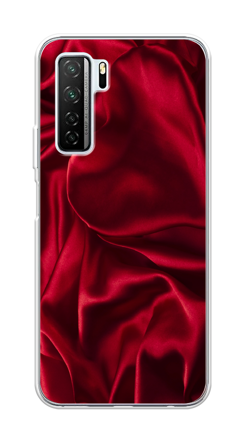 

Чехол Awog на Honor 30S (Global) "Текстура красный шелк", 6102850-3