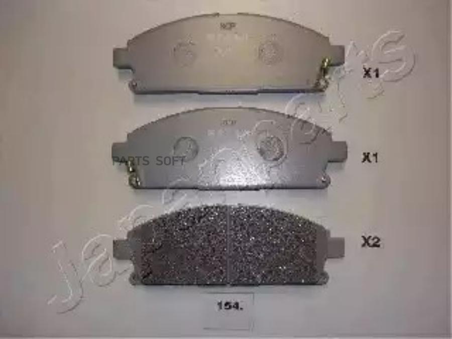 

Тормозные колодки Japanparts дисковые PA-154AF