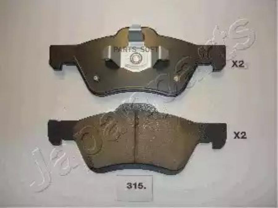 

Тормозные колодки Japanparts дисковые PA-315AF