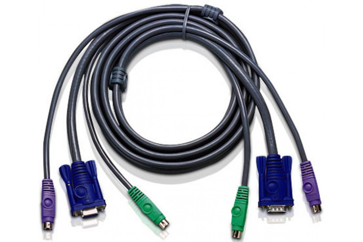 

Патч-корд NoBrand VGA - VGA 18м, Черный