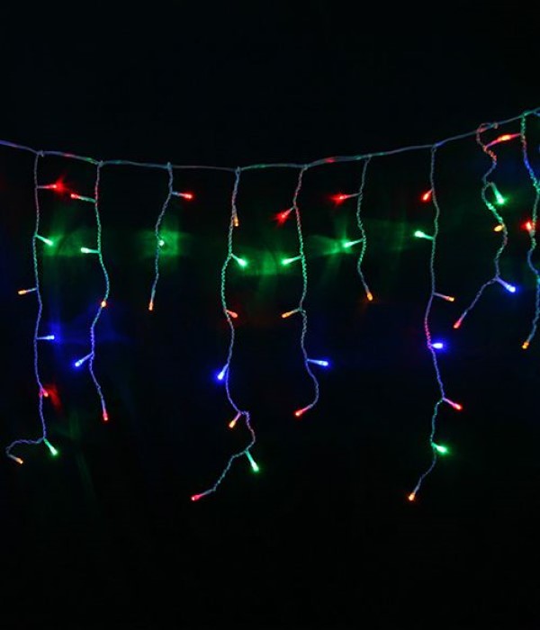 фото Световая бахрома lumineo 7,5х0,5 м разноцветный