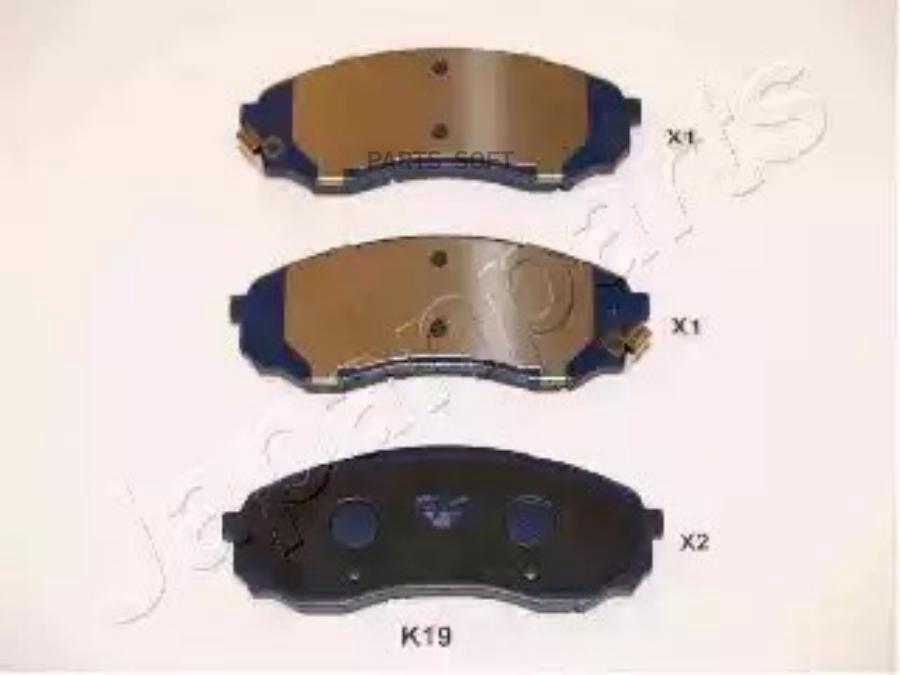 

Тормозные колодки Japanparts дисковые PA-K19AF