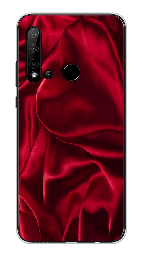 

Чехол Awog на Huawei Nova 5i "Текстура красный шелк", 69850-3
