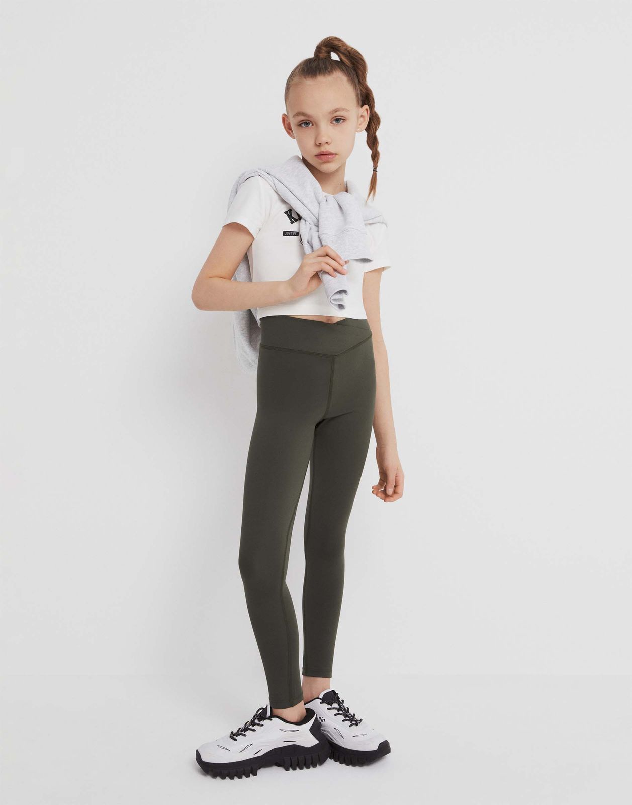 

Леггинсы детские Gloria Jeans GRT000169, хаки, 146, GRT000169