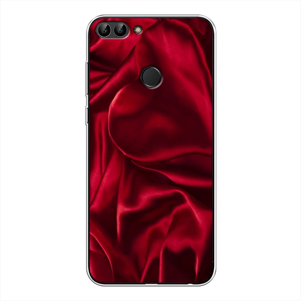 

Чехол Awog на Huawei P Smart "Текстура красный шелк", 64050-3