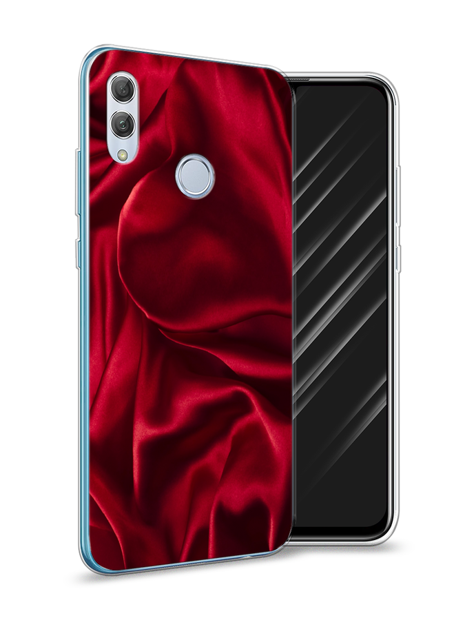 

Чехол Awog на Huawei P Smart 2019 "Текстура красный шелк", 67250-3