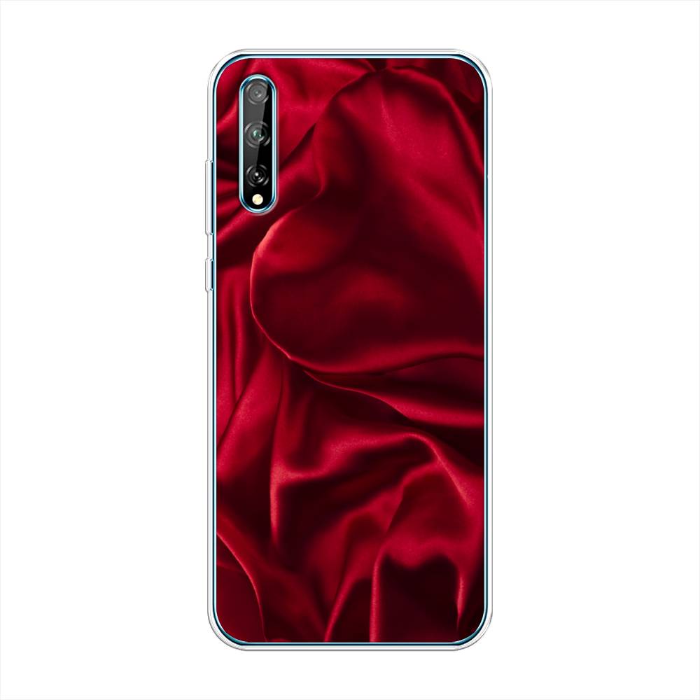 

Чехол Awog на Huawei P Smart S "Текстура красный шелк", 6103550-3