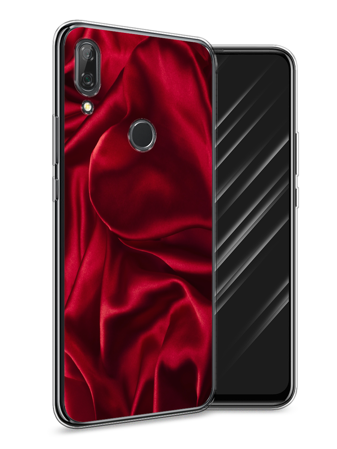 

Чехол Awog на Huawei P Smart Z "Текстура красный шелк", 69450-3