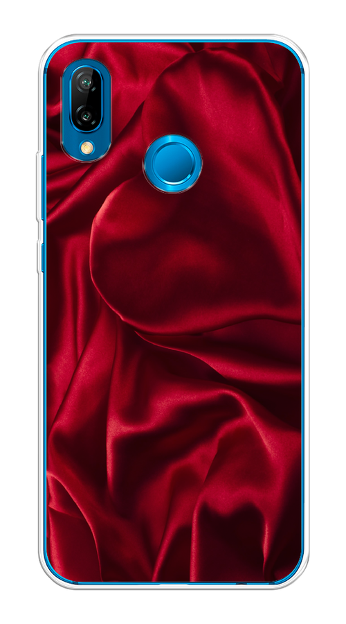 

Чехол Awog на Huawei P20 Lite "Текстура красный шелк", 64450-3