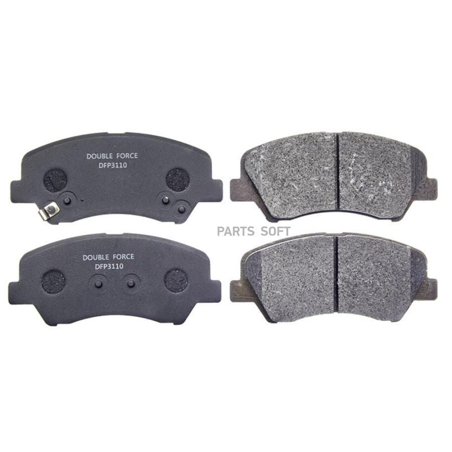 

Тормозные колодки DOUBLE FORCE дисковые DFP3110