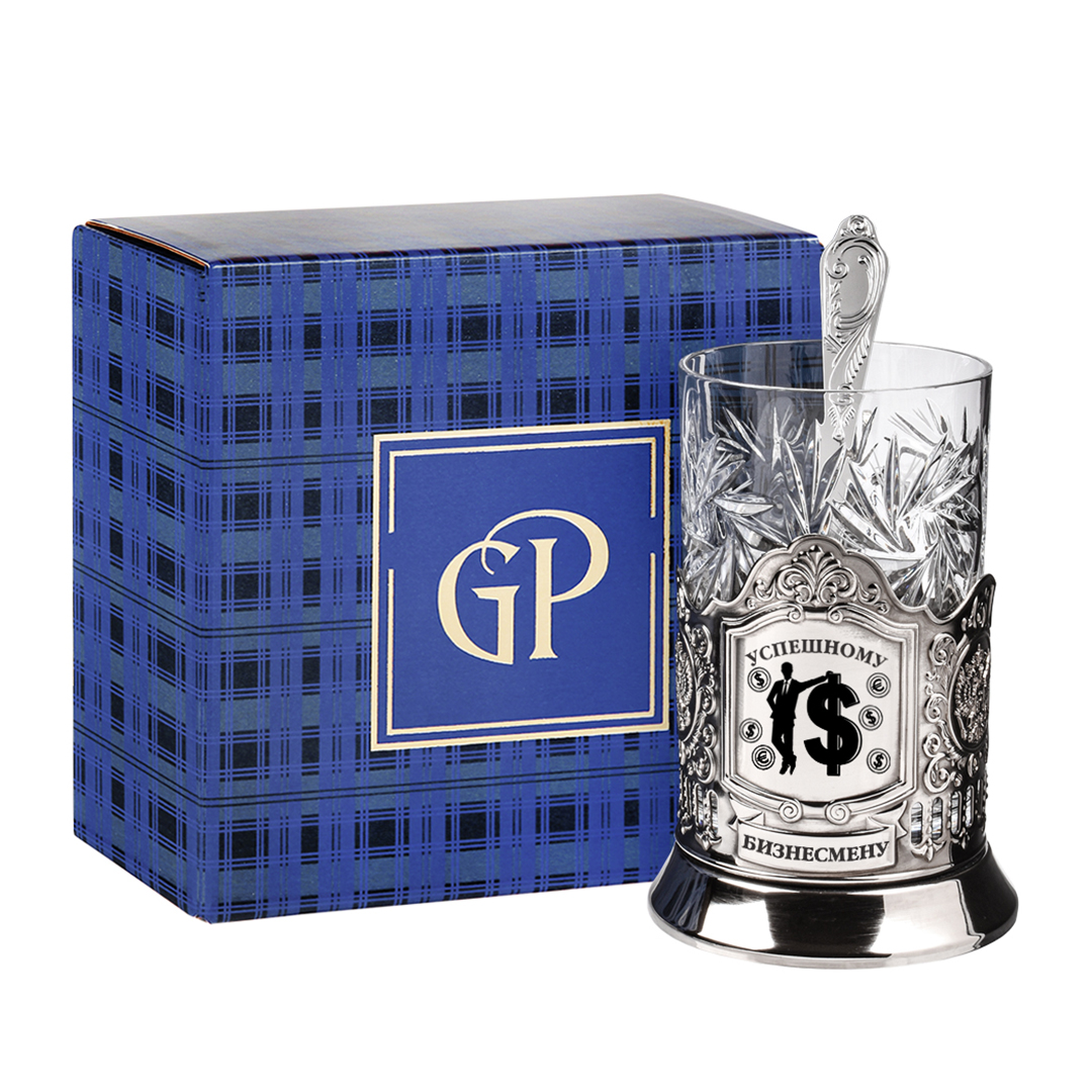 

Подстаканник никелированный Успешному бизнесмену! (грав) в подарочной коробке 050105050, Подстаканник никелированный Успешному бизнесмену! (грав) в подарочной коробке