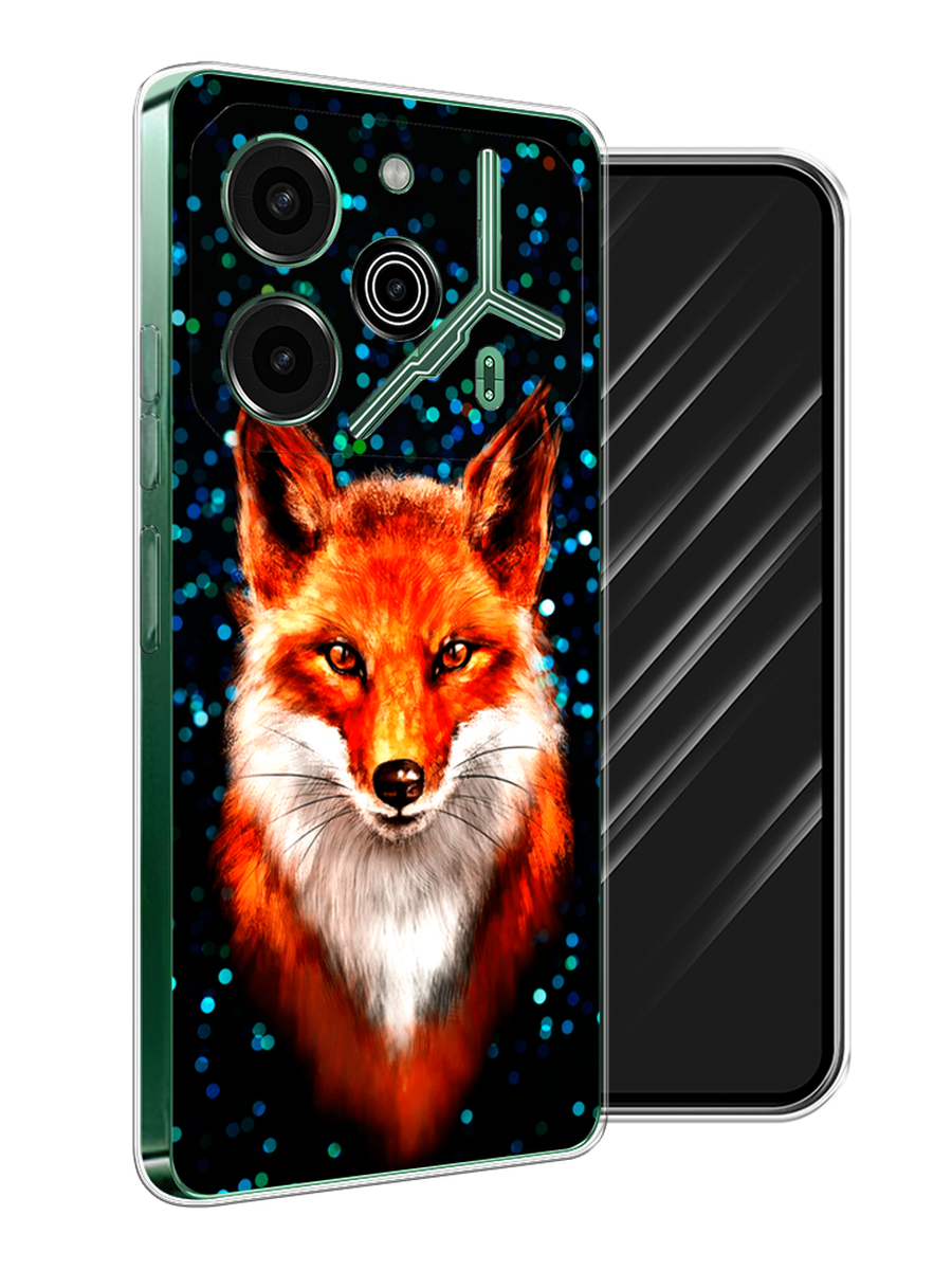 

Чехол Awog на Tecno Pova 6 Pro 5G "Волшебная лиса", Оранжевый;черный;белый, 305250-1