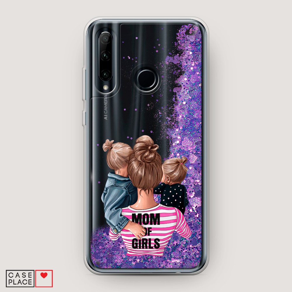 

Чехол Awog на Honor 20 lite/Honor 10i/P Smart Plus 2019/Honor 20e "Mom of Girls", Разноцветный, 69292-1