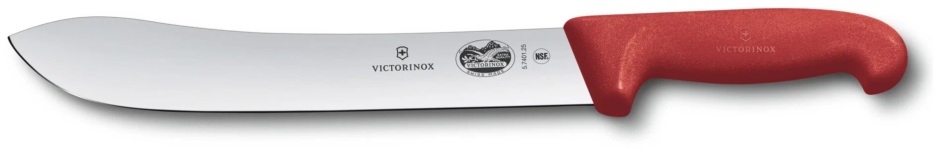 

Нож кухонный Victorinox Fibrox Butchers knife, разделочный, 250мм, заточка прямая, стально, Нож кухонный Victorinox Fibrox Butchers knife, разделочный, 250мм, заточка прямая, стальной, красный [5.7401.25]