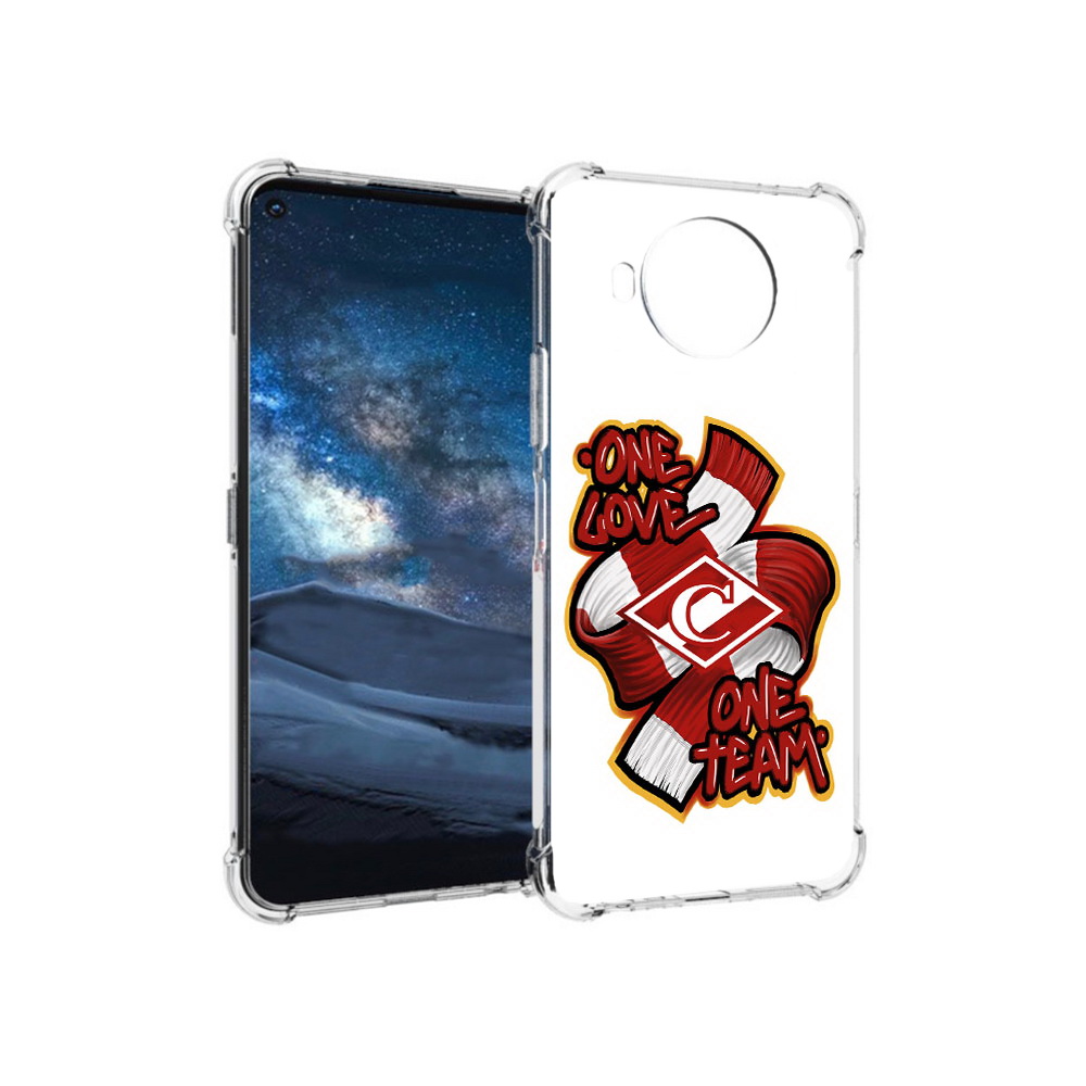 

Чехол MyPads Tocco для Nokia 8.3 Одна любовь-Спартак (PT227053.110.126), Прозрачный, Tocco