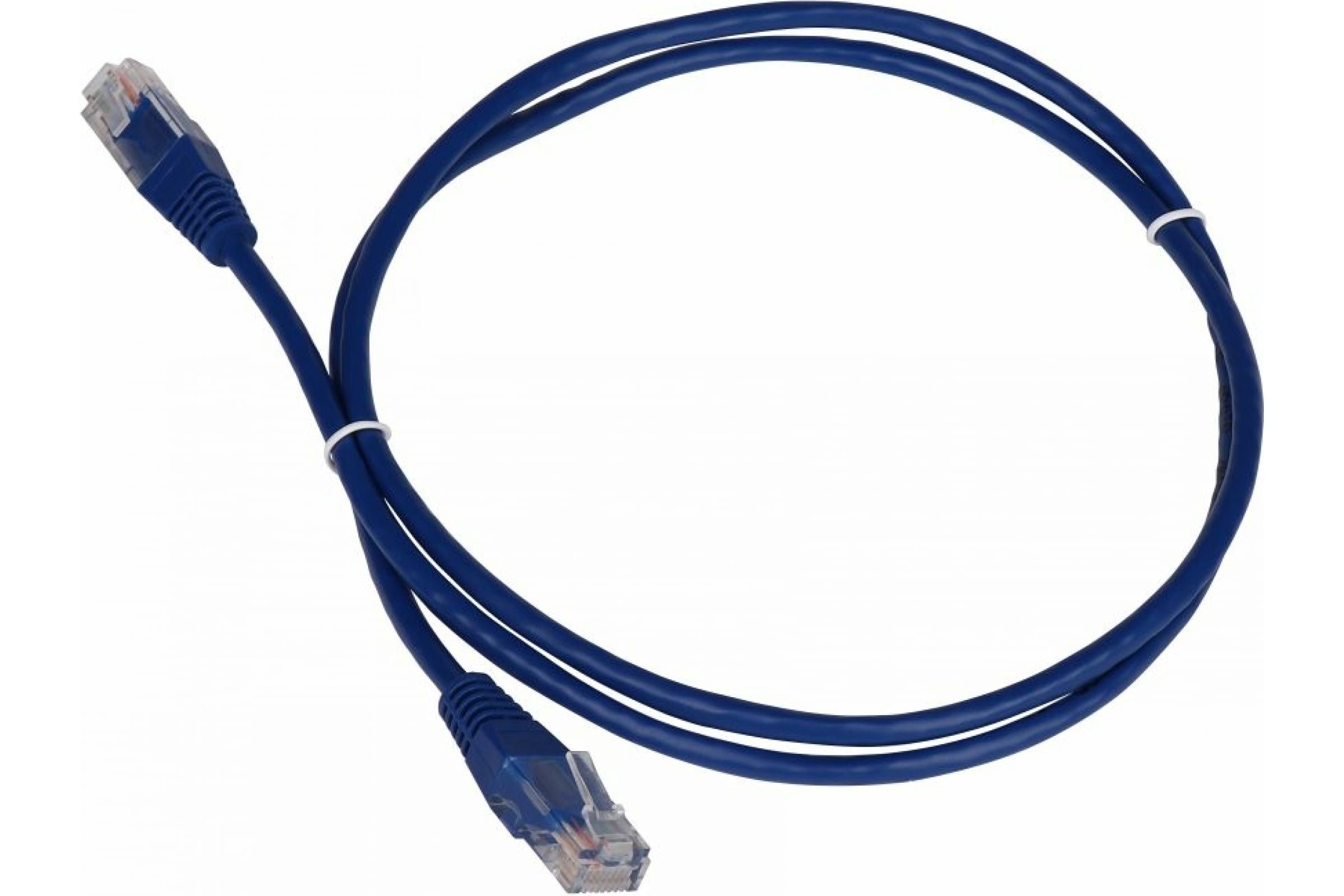 

Патч-корд RJ45 - RJ45, 4 пары, UTP, категория 5е, 7 м, синий, TWT TWT-45-45-7.0-BL