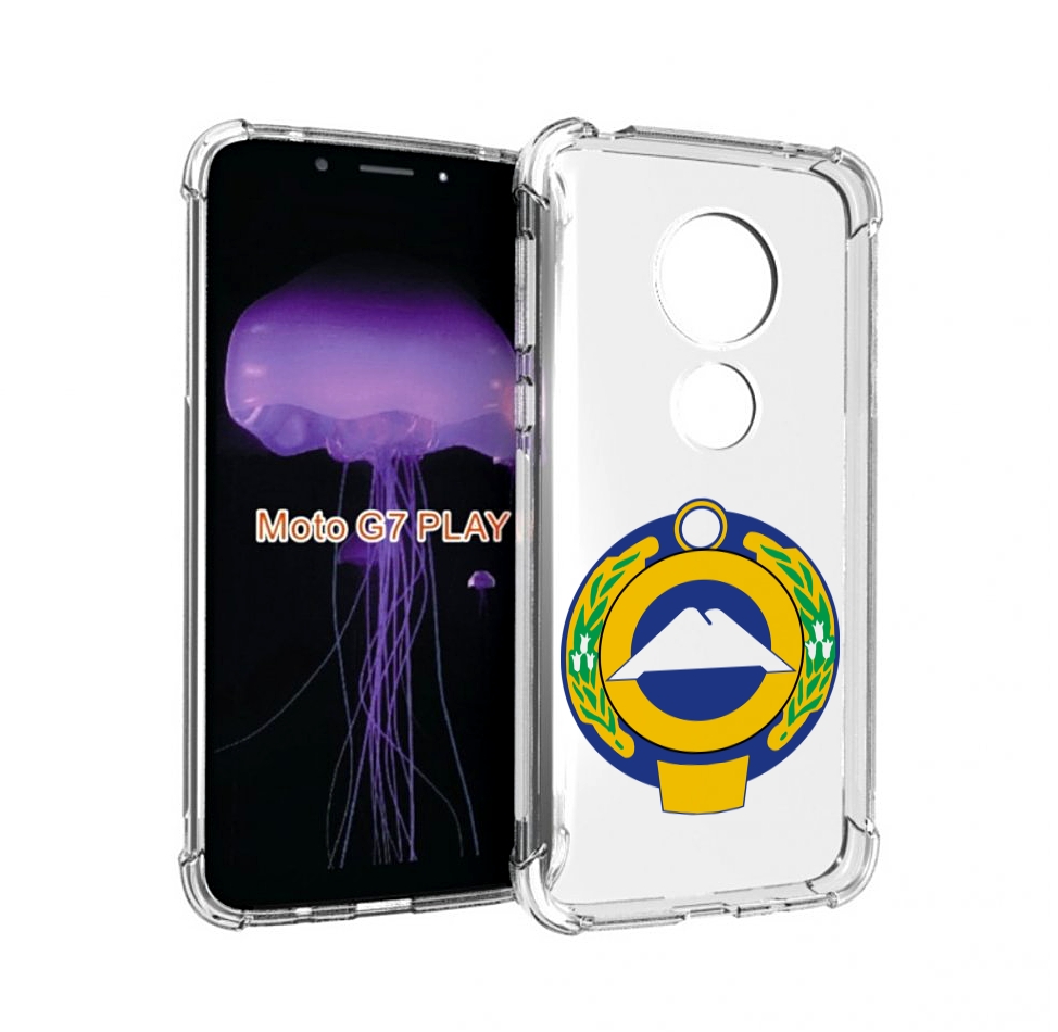 

Чехол MyPads герб-карачаево-черкессия для Motorola Moto G7 Play, Прозрачный, Tocco