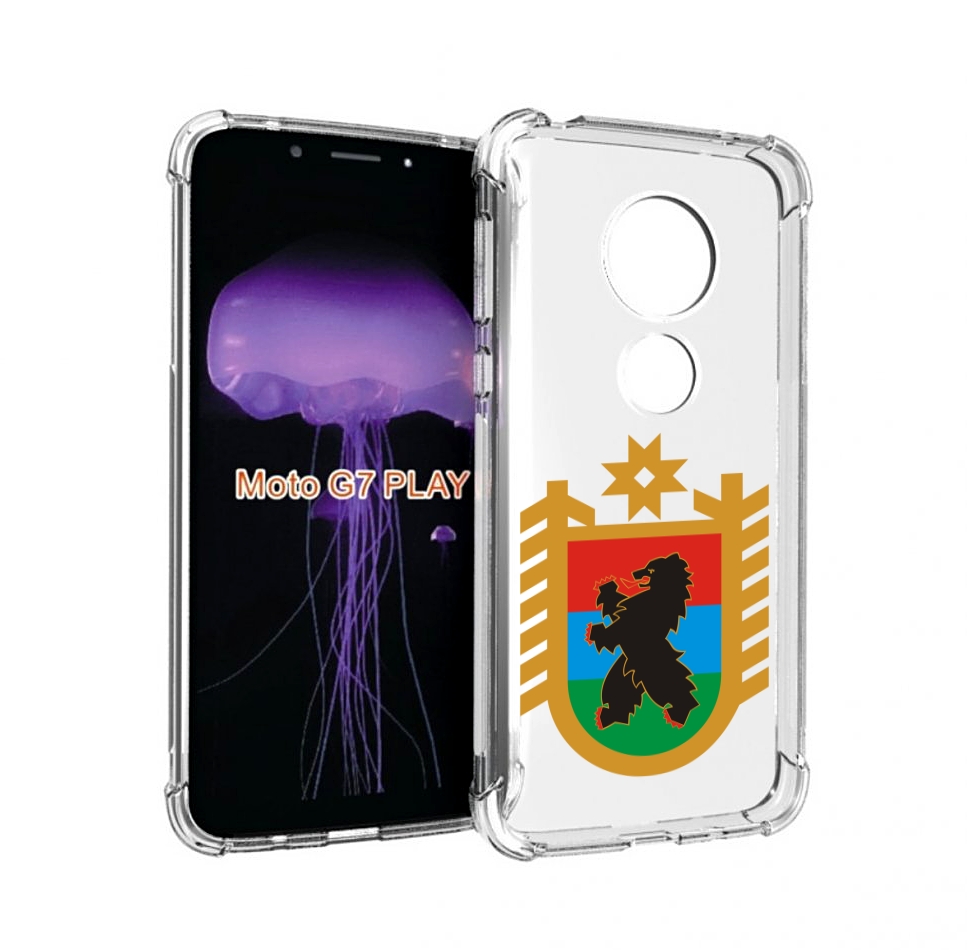 

Чехол MyPads герб-карелия-петрозаводск для Motorola Moto G7 Play, Прозрачный, Tocco