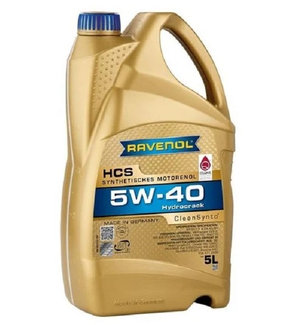 

Моторное масло Ravenol синтетическое Hcs 5W40 5л