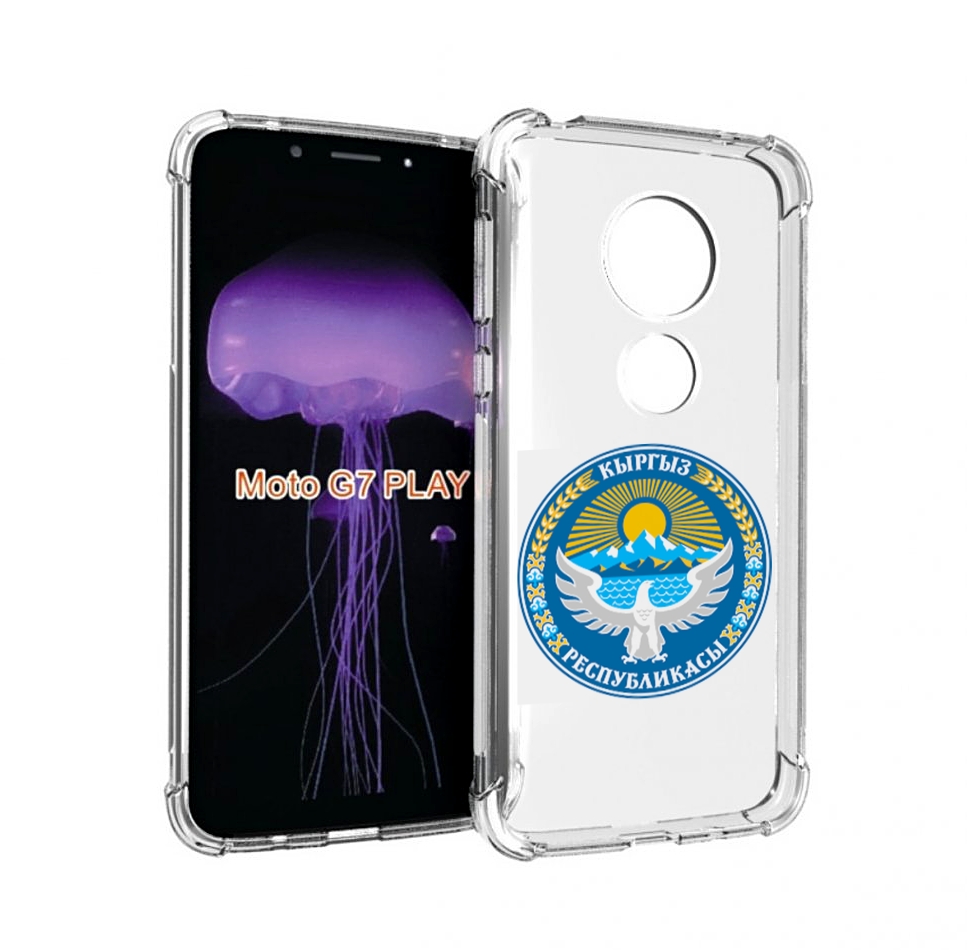 

Чехол MyPads герб-киргизия для Motorola Moto G7 Play, Прозрачный, Tocco