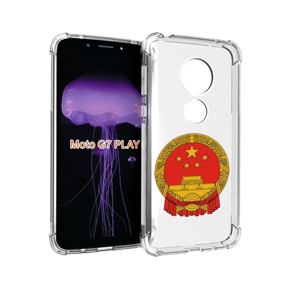 

Чехол MyPads герб-китаи для Motorola Moto G7 Play, Прозрачный, Tocco