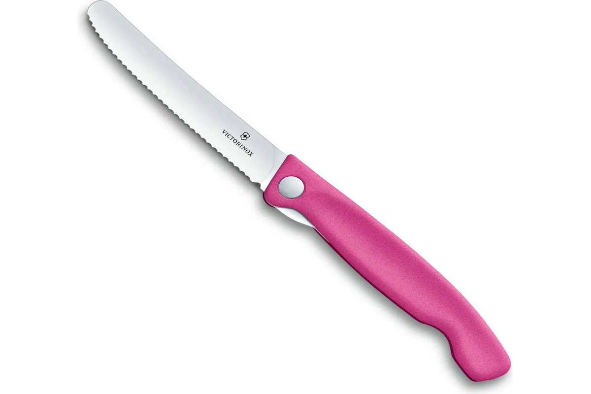

Нож кухонный Victorinox Swiss Classic, для овощей, 110мм, заточка серрейтор, стальной, роз, Нож кухонный Victorinox Swiss Classic, для овощей, 110мм, заточка серрейтор, стальной, розовый [6.7836.l115]