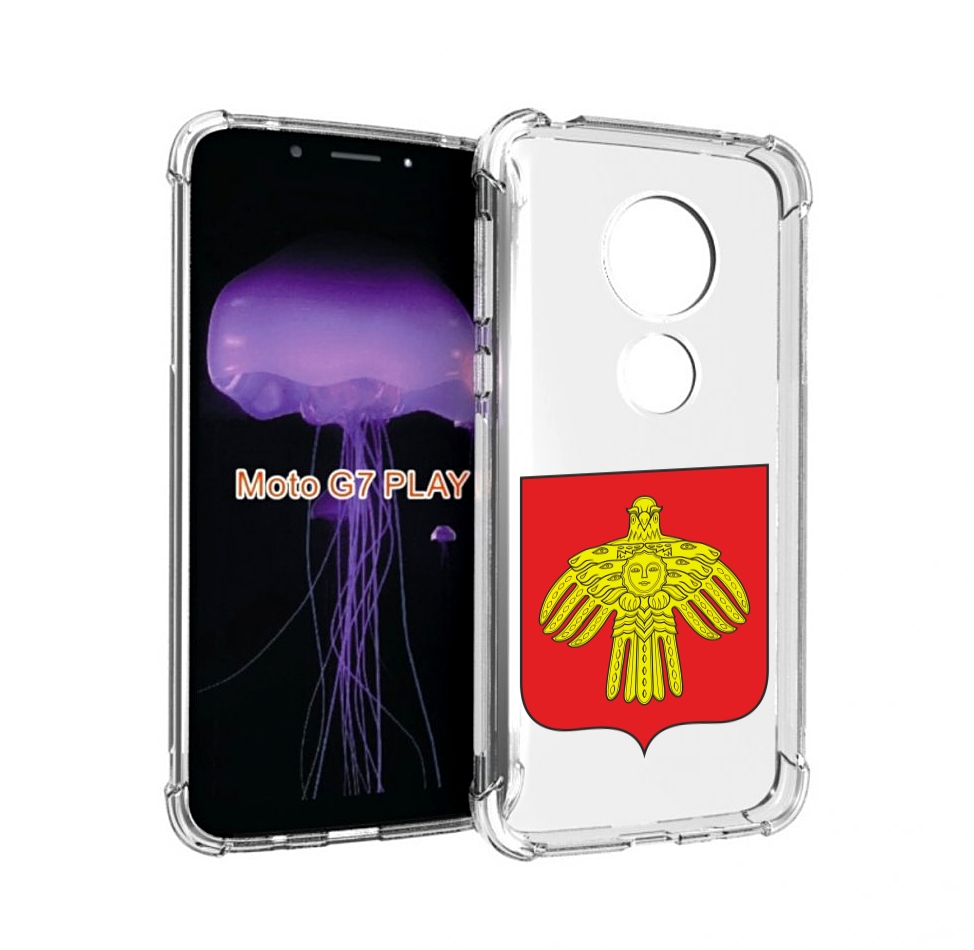 

Чехол MyPads герб-коми-сыктывкар для Motorola Moto G7 Play, Прозрачный, Tocco