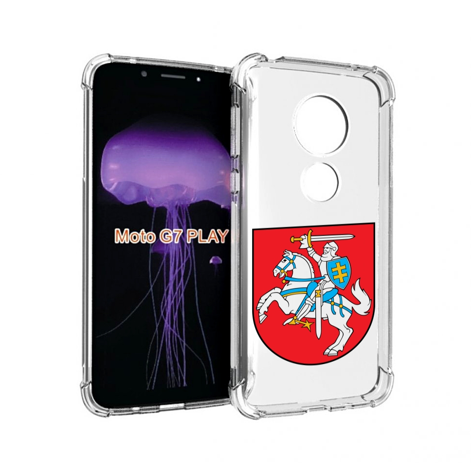 

Чехол MyPads герб-литва для Motorola Moto G7 Play, Прозрачный, Tocco