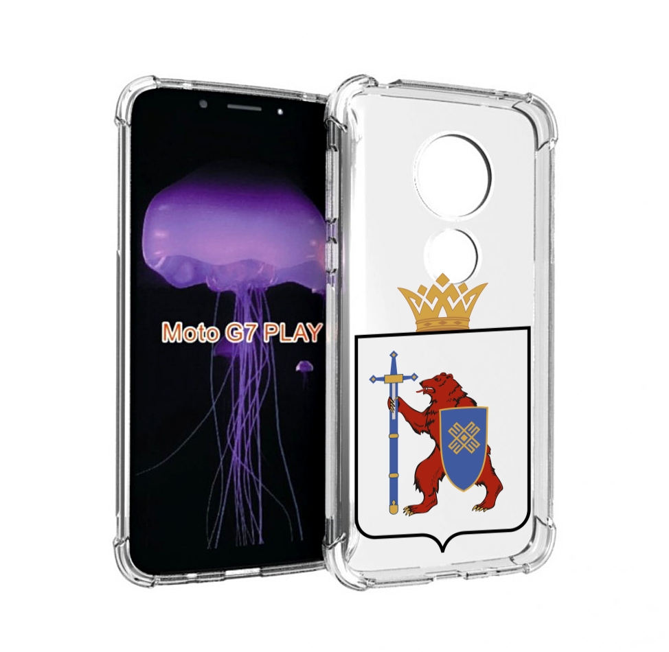 

Чехол MyPads герб-марии-эл-иошкар-ола для Motorola Moto G7 Play, Прозрачный, Tocco