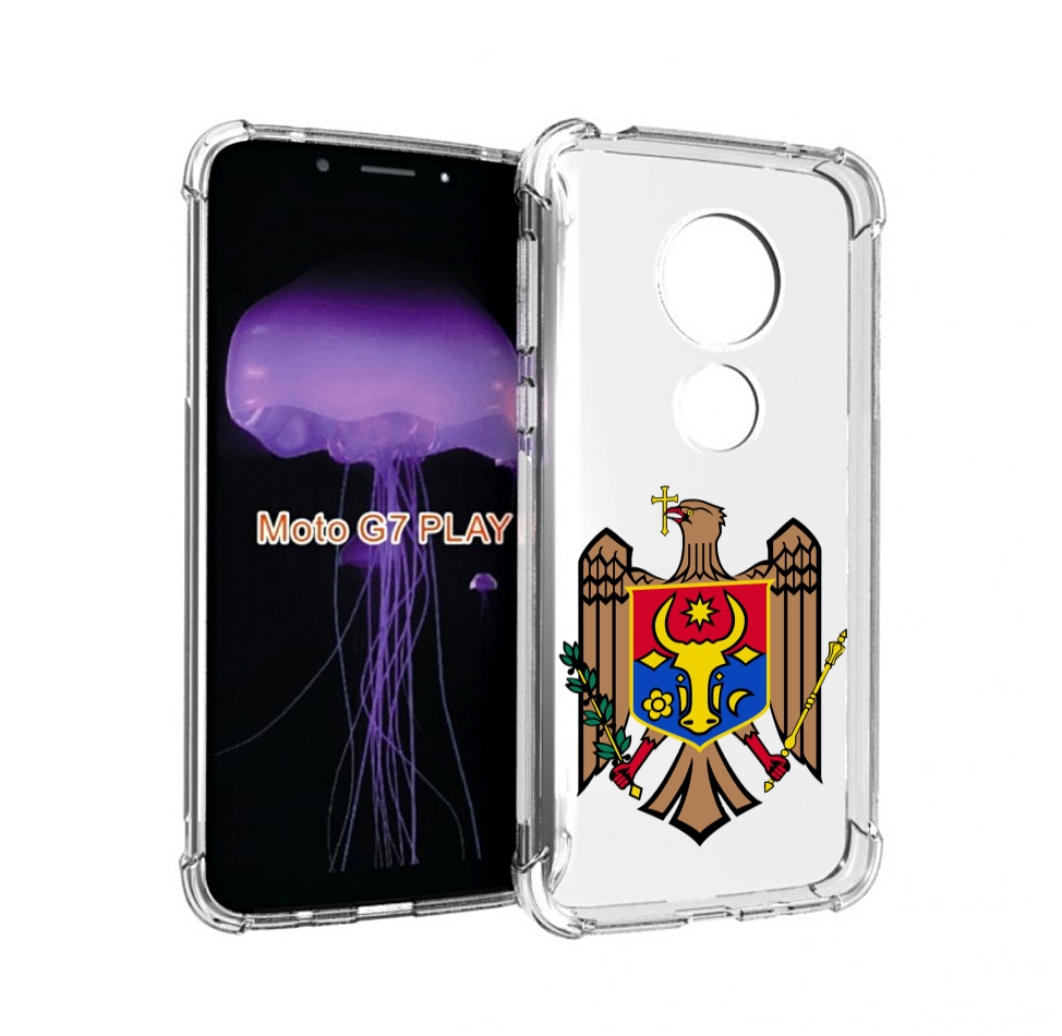 

Чехол MyPads герб-молдовы для Motorola Moto G7 Play, Прозрачный, Tocco