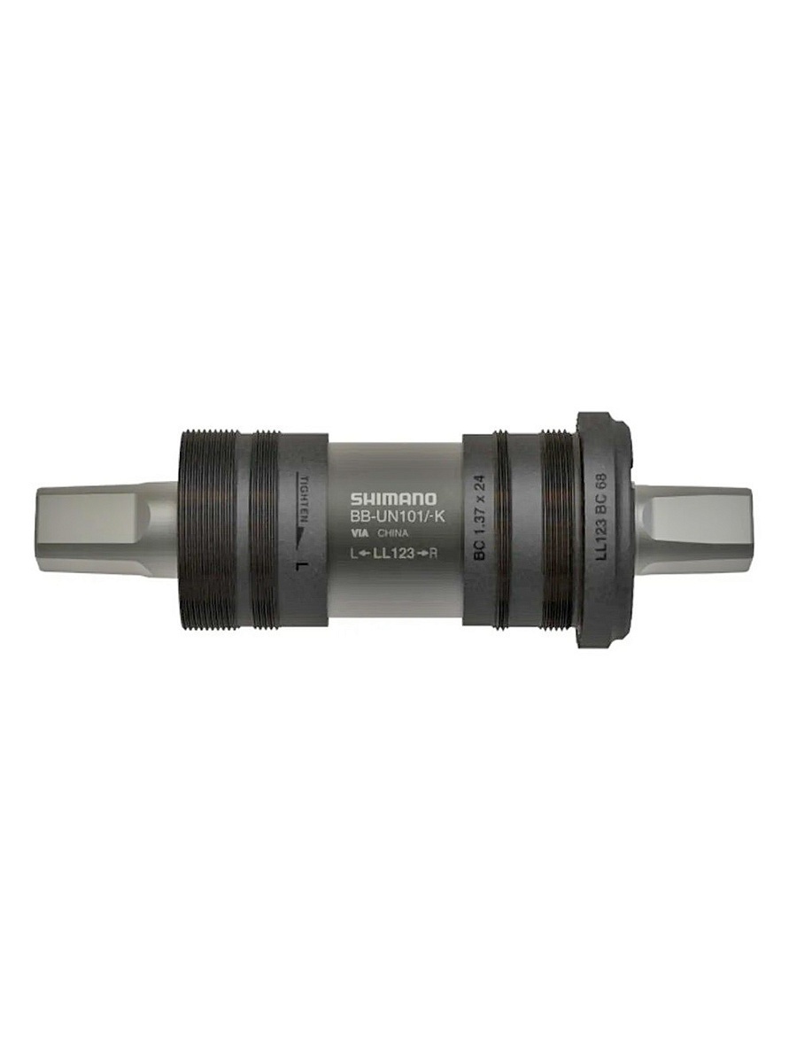 

Каретка велосипедная Shimano UN101, 73, 122,5, LL123, без болтов (21103309), Черный