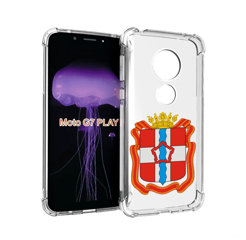 

Чехол MyPads герб-омскои-области для Motorola Moto G7 Play, Прозрачный, Tocco