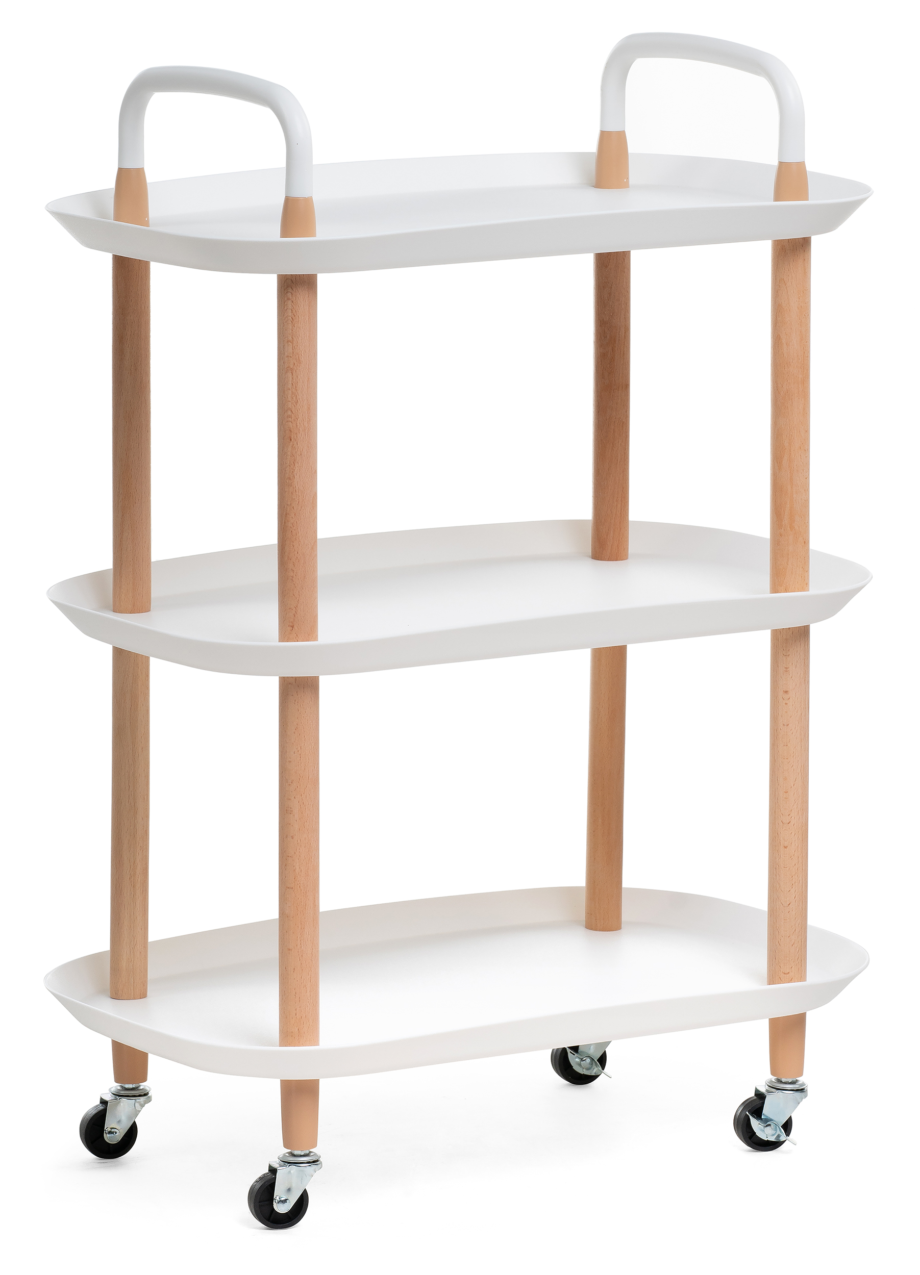 

Сервировочный столик ЛайфМебель Case 56х35х82 white, Case