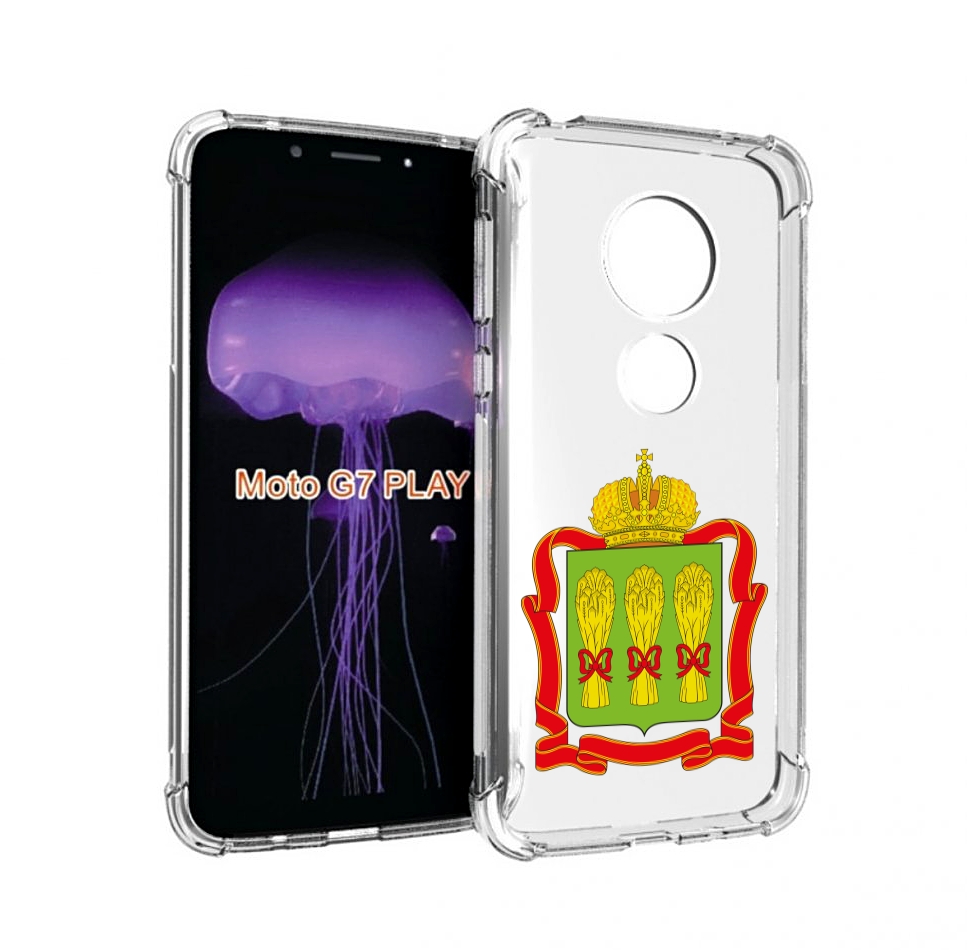 

Чехол MyPads герб-пензенская-область для Motorola Moto G7 Play, Прозрачный, Tocco
