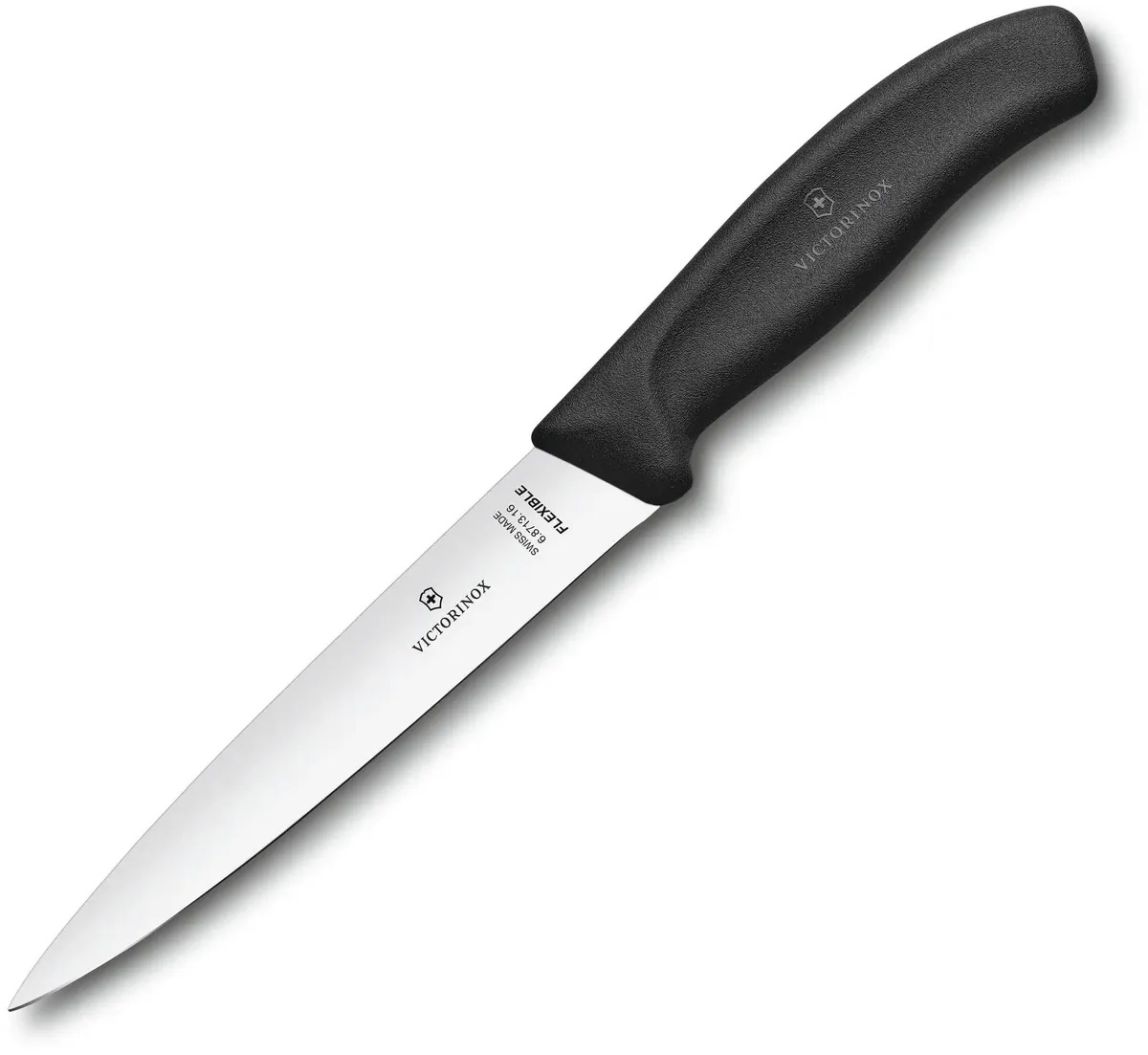 

Нож кухонный Victorinox Swiss Classic, филейный, 160мм, заточка прямая, стальной, черный 6, Нож кухонный Victorinox Swiss Classic, филейный, 160мм, заточка прямая, стальной, черный [6.8713.16b]