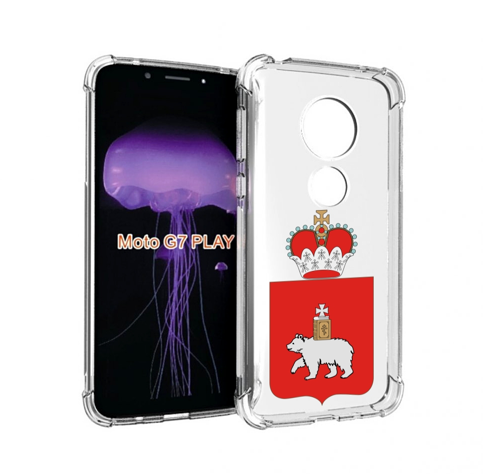 

Чехол MyPads герб-пермскии-краи для Motorola Moto G7 Play, Прозрачный, Tocco